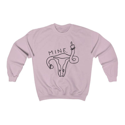 Mine (Uterus) - Unisex Crewneck Sweatshirt - Babe co.