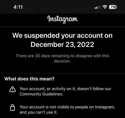 Our Instagram was Suspended AGAIN 🙄