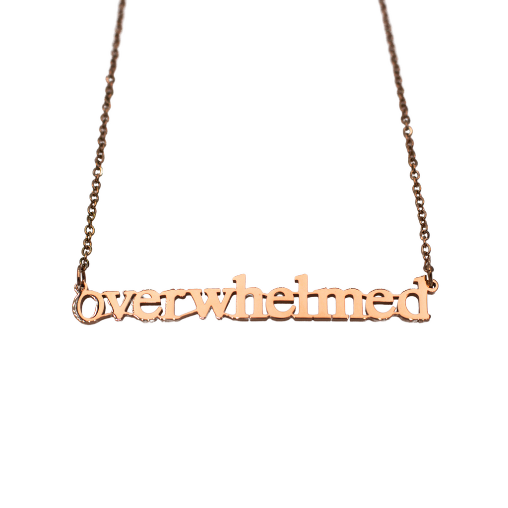 Overwhelmed Cutout Necklace