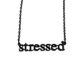Stressed Cutout Necklace