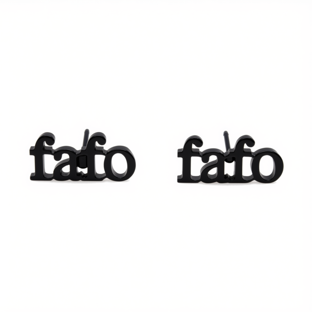 FAFO Acronym Earring Set