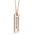 I Never Cursed This Much Then I Became a Mom Bar Necklace - Metal Marvels - Bold mantras for bold women.
