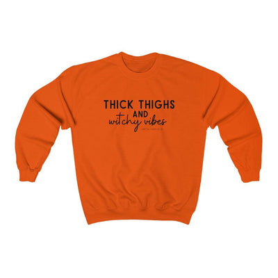 Thick Thighs and Witchy Vibes - Unisex Crewneck Sweatshirt - Babe co.