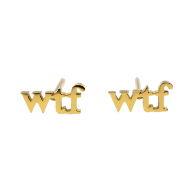WTF Earring Set - Metal Marvels - Bold mantras for bold women.
